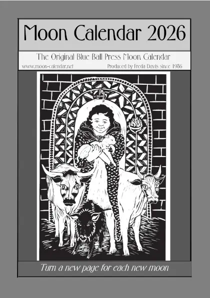 Moon calendar cover 2026