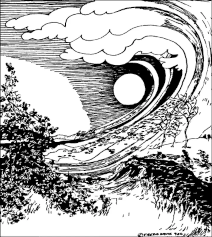 windy moon